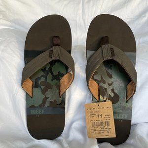 Men's Reef Waters Flip Flops Size 11